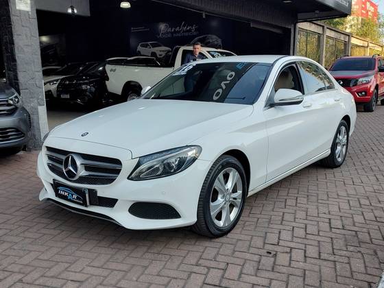 MERCEDES-BENZ C 180 1.6 CGI 16V TURBO FLEX 4P AUTOMÁTICO MERCEDES-BENZ C 180 1.6 CGI 16V TURBO FLEX 4P AUTOMÁTICO